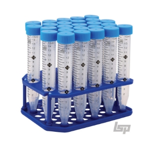 Picture of Optimum® - ProSeríes™ Sterile 15mL Conicαl Tubès, Eco-Plastic Racks, 20x25/case, 500/case