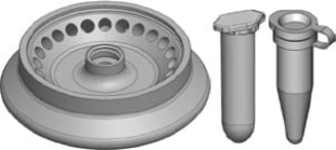 Picture of 24 x 1.5/2.0 mL Fixed Angle Rotor with Hermetically Sealed Lid for C0226R Centrifuge