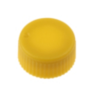 Picture of CAP ONLY, Yellow, O-Ring, Opaque, Non-sterile, 1000/case