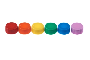 Picture of CAP ONLY, Assorted Colors, O-Ring, Opaque, Non-sterile, 1000/case