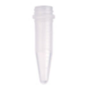 Picture of TUBE ONLY, 1.5mL Screw Top Micro Tube, Conical Bottom, Graduated, Non-sterile, 1000/case