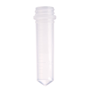 Picture of TUBE ONLY, 2.0mL Screw Top Micro Tube, Conical Bottom, Graduated, Non-sterile, 1000/case