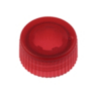 Picture of CAP ONLY, Red, O-Ring, Translucent, Non-sterile, 1000/case