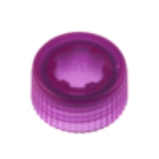 Picture of CAP ONLY, Purple, O-Ring, Translucent, Non-sterile, 1000/case