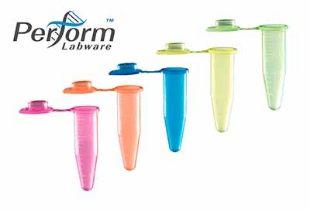 Picture of 0.5mL Microcentrifuge Tube, Assorted Colors, 1000/pack