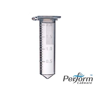 Picture of 2.0 mL Graduated Microcentrifuge Tube, Clear, 500/pack