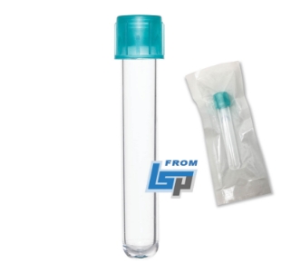 Picture of FlowTubes™ with 35µm Nylon Mesh Strainer 2-position Snap-Cap (assembled), Sterile,  5ml capacity, 12x75mm, Individually Wrapped, 500/case