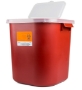 Picture of Large Sharps Container 8 Gallon (10-Pack), forBiohazard Needle and Syringe Disposal, CDC Certified, 10/pack