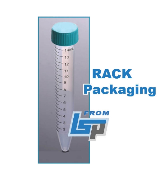 Picture of 15ml Tubes, Rack Packed, 10x50/rack, 500/case