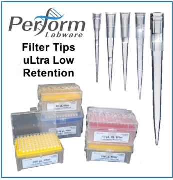 Picture of Perform™ Sterile µLtra Low Retention Graduated Filtered Pipette Tips