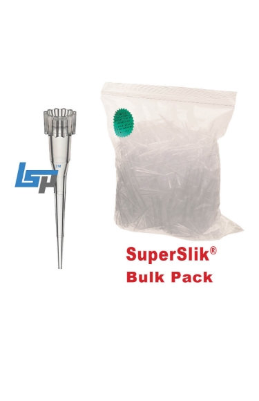 Picture of Labcon SuperSlik, 10uL Short Low Retention Protease-Free Pipet Tips, Non-Sterile Resealable Bulk Pack, 10x1000/case, 10,000 tips/case