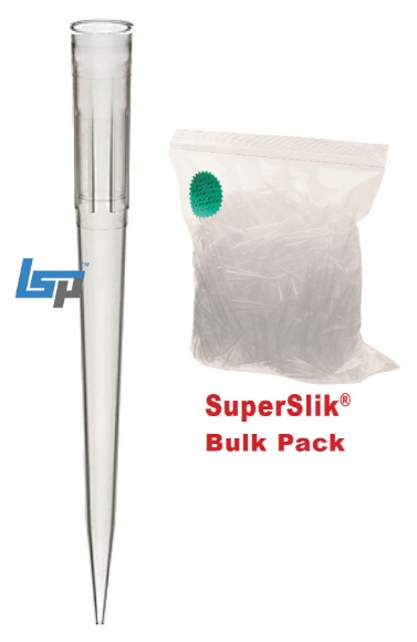 Picture of Labcon SuperSlik, 1250uL Universal Low Retention Protease-Free Pipet Tips with UltraFine Point Orifice, Non-Sterile Eclipse Bulk Pack, 10x1000/case, 10,000 tips/case