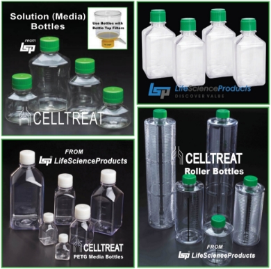 Picture for category Sterile Media & Solution Bottles, Roller Bottles