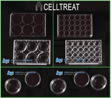 Picture of CELLTREAT Glass-Bottom Tissue Culture Plates & Dishes