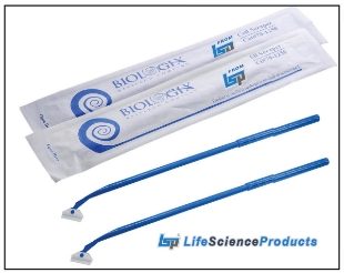 Picture of Sterile Cell Scràpers, 24.3cm Length Handle, 16.68mm Blade Width, 1/sleeve individually wrapped, 200/pack