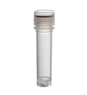 Picture of Sterile, 2.0ml SS Micrew-tube with Flat ScrewCap with o'ring (Cap with ID CapInsert for color coding), Self-Standing Bottom, 500/case