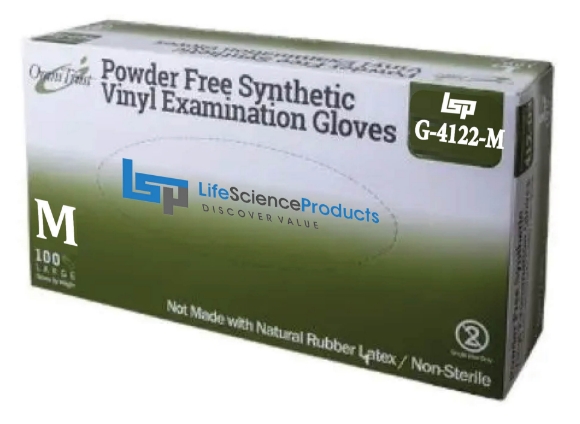 Picture of Medium size, OmniVinyl™, 7.0mil 100% Synthetic Vinyl Powder-Free Exam Gloves, 10x100/case, 1000/case