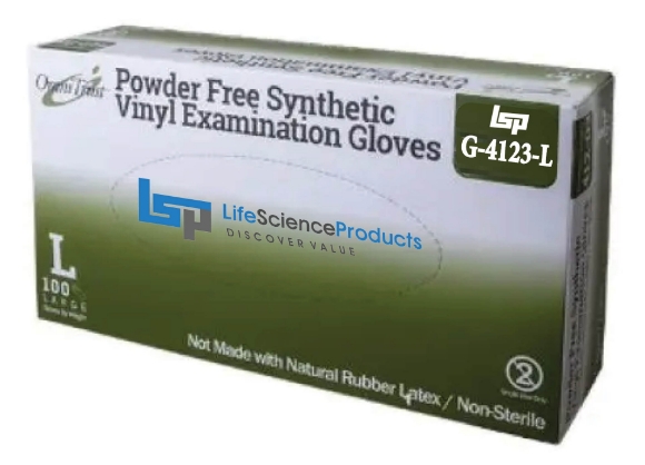 Picture of Large size, OmniVinyl™, 7.0mil 100% Synthetic Vinyl Powder-Free Exam Gloves, 10x100/case, 1000/case