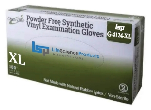 Picture of X-Large size, OmniVinyl™, 7.0mil 100% Synthetic Vinyl Powder-Free Exam Gloves, 10x100/case, 1000/case