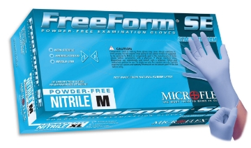 Picture of MICROFLEX FreeForm™ SE Powder-Free Nitrile Gloves, 10 x 100/case, 1000/case