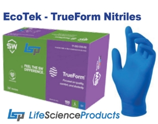 Picture of MEDIUM TrueForm TF-95RB Nitriles, 4.0mil Powder-Free Exam Nitrile Gloves, 10x100/case, 1000/case