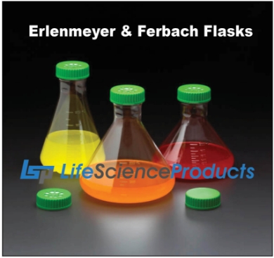 Picture for category Erlenmeyer & Ferbach Flasks