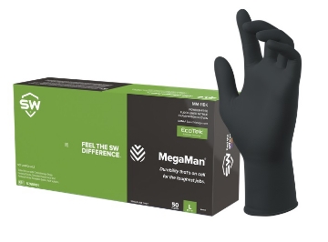 Picture of MegaMan Sustainable Nitrile Exam Gloves with DriTek® and EcoTek® 