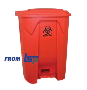 Picture of BowTie Biohazard Bin, 13 gallon capacity 