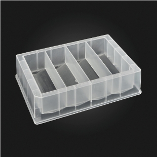 Picture of OptiWell STERILE Automation Reservoir, 195mL, 4 Channel, PP, 31.5mm height, Sterile 10 bags of 5 pieces, 50 / CS