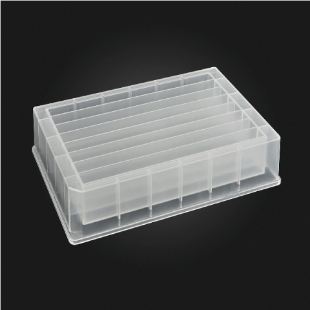 Picture of OptiWell STREILE Automation Reservoir, 180mL, 8 Channel, PP, 31.4mm height, Sterile 10 bags of 5 pieces, 50 / CS