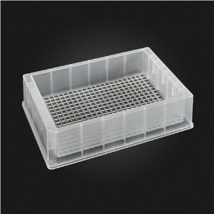 Picture of OptiWell STERILE Automation Reservoir, 185mL, 384 Channel, PP, 31.4mm height, Sterile 10 bags of 5 pieces, 50 / CS