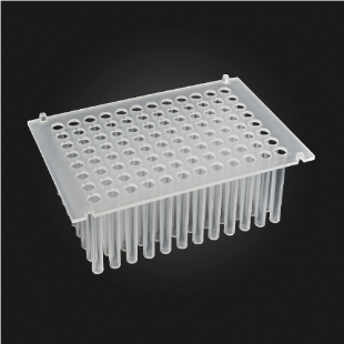 Picture of OptiWell Tip Comb, 96 Tip, V-Bottom, Low-Binding PP, for KingFisher™ Flex & IsoPURE™, 50 bags of 2 pieces, 100 / CS